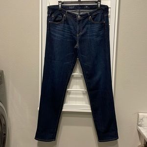 AG Woman Adriano Goldschmed Stevie Cuff jean size 32. EUC. 29.5” inseam unrolled